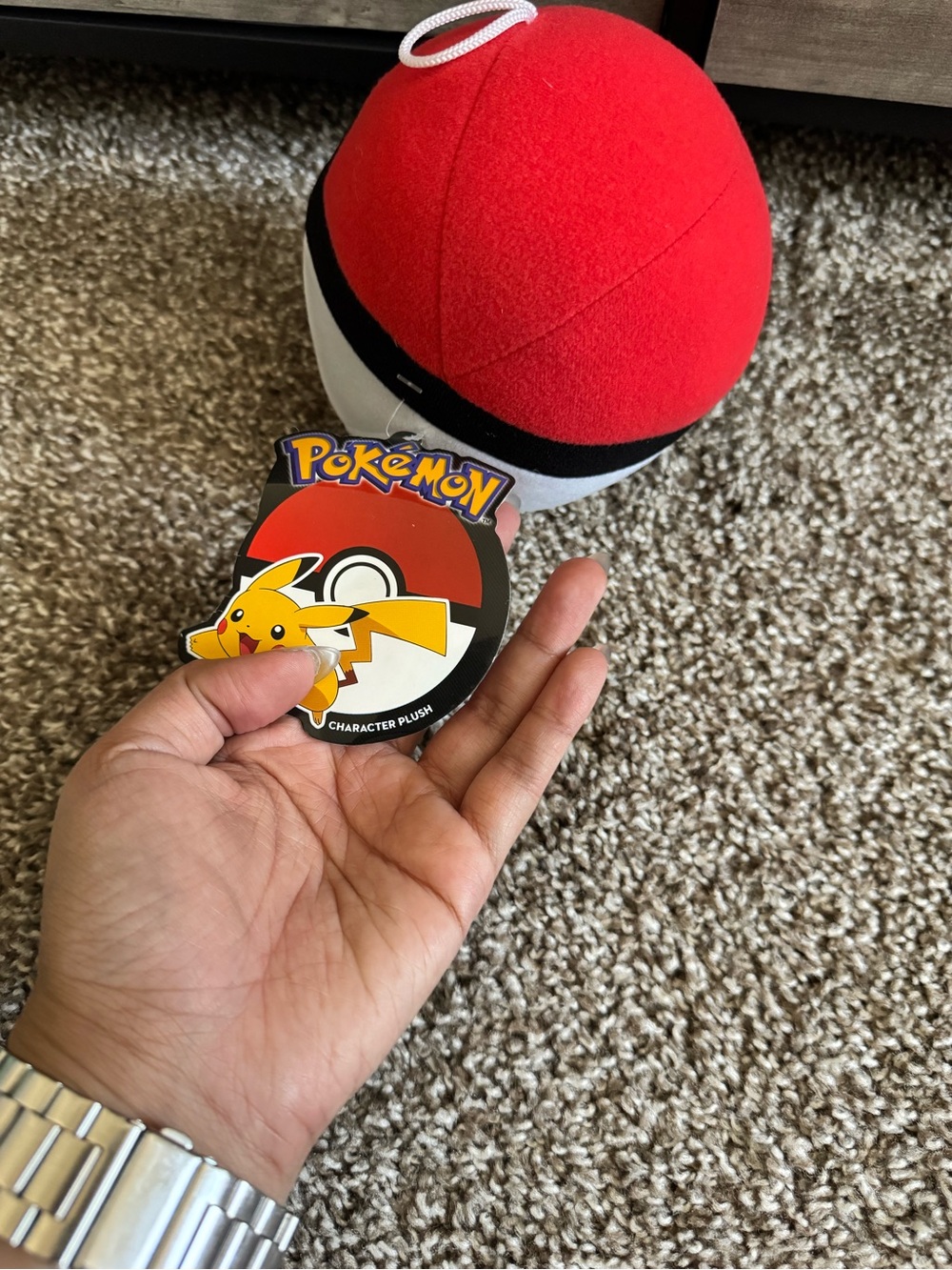 NWT Bundle of 2 Pokemon Plushes, Poke Ball 6” and Squirtle Plushes - Picture 6 of 12